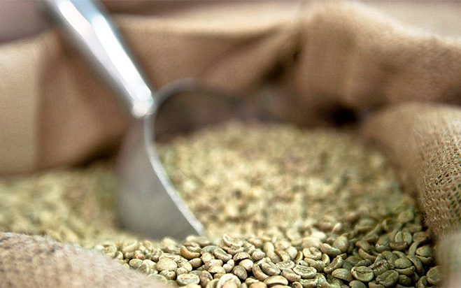Rohkaffee im Sack