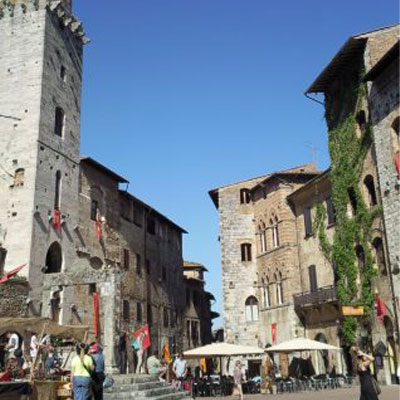 Zentrum von San Gimignano Italien San Gimignano Italien