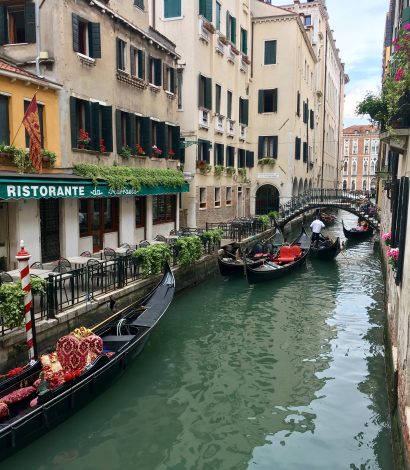 Kanäle Venedig Gondeln
