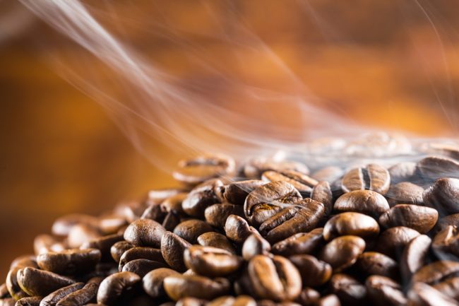 Geröstete Kaffeebohnen