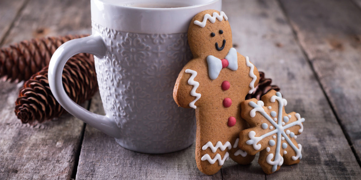 Lebkuchen mit Tasse Lebkuchen mit Tasse