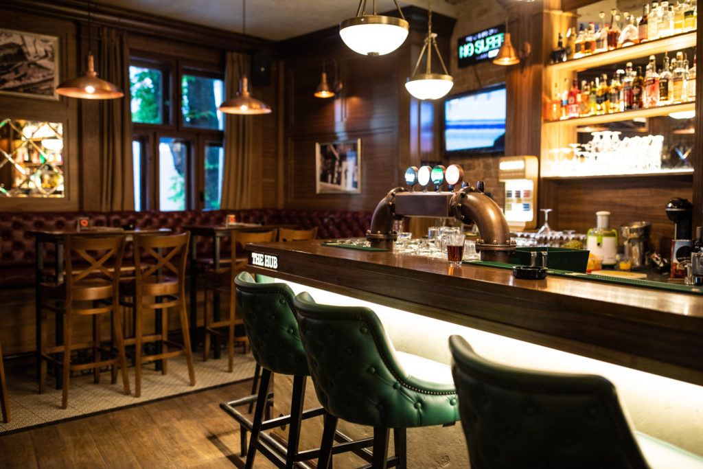 Interior of Irish pub Irish Pub