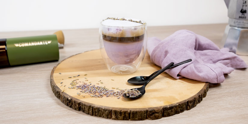 Lavendel Latte Rezept Lavendel Latte Rezept