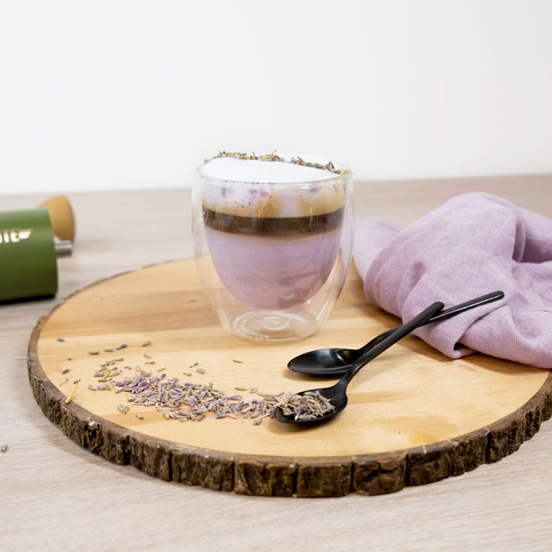 Lavendel Latte Rezept Lavendel Latte Rezept