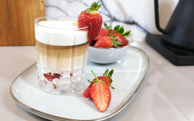 Erdbeer-Latte