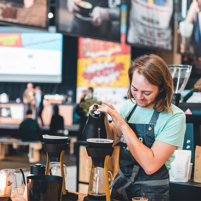 SCA-Brewers-Cup Meisterschaften Filterkaffee Aufguss